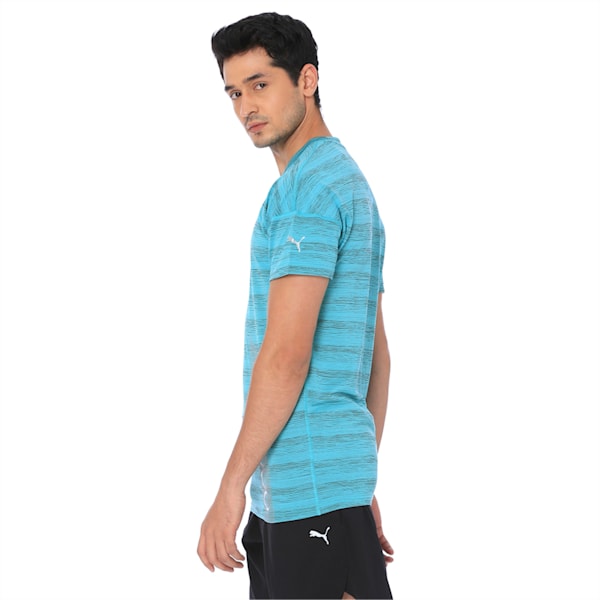 PUMA x one8 Active Men's Printed T-Shirt, Blue Turquoise Heather