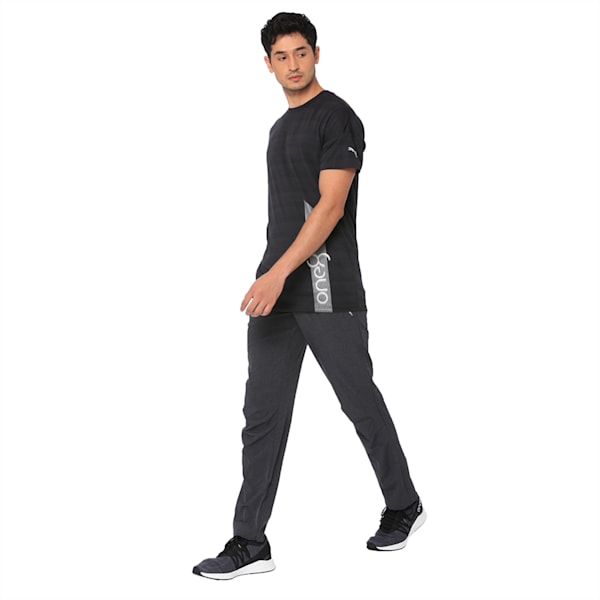 PUMA x one8 Active Men's Printed T-Shirt, Dark Gray Heather