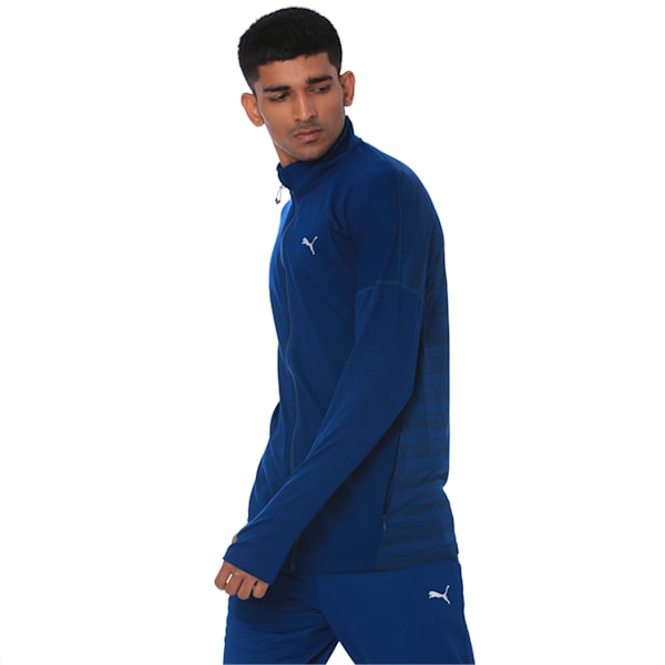 PUMA x one8 Virat Kohli Active Men's Full Zip Sweat Jacket, Gibraltar Sea