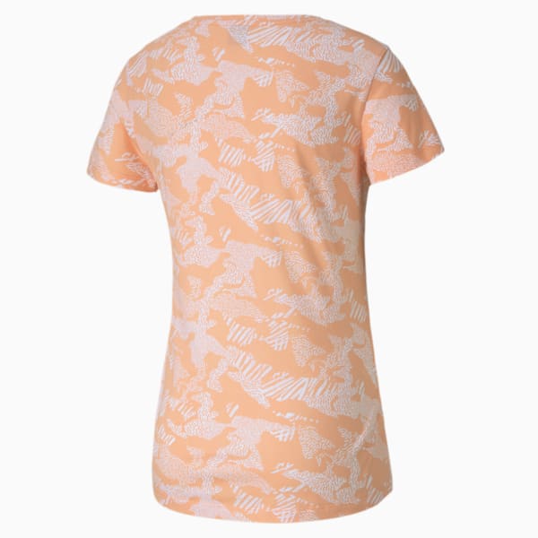 Essentials+ Women's Graphic Tee, Cantaloupe, extralarge