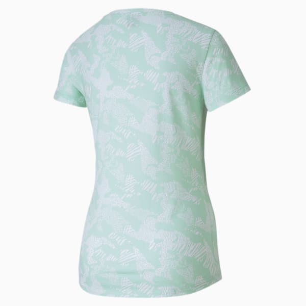 Essentials+ Women's Graphic Tee, Mist Green, extralarge