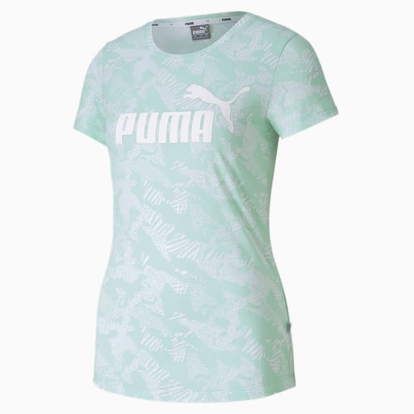 Essentials+ Women's Graphic Tee, Mist Green, extralarge