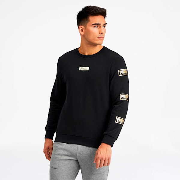 Puma holiday pack sweatshirt dress in blac clearance