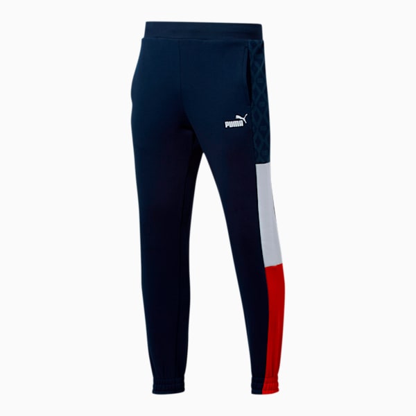 Logo AOP Pack Men's Sweatpants, Peacoat, extralarge