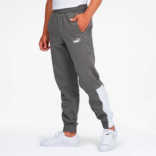 Logo AOP Pack Men's Sweatpants, CASTLEROCK, extralarge