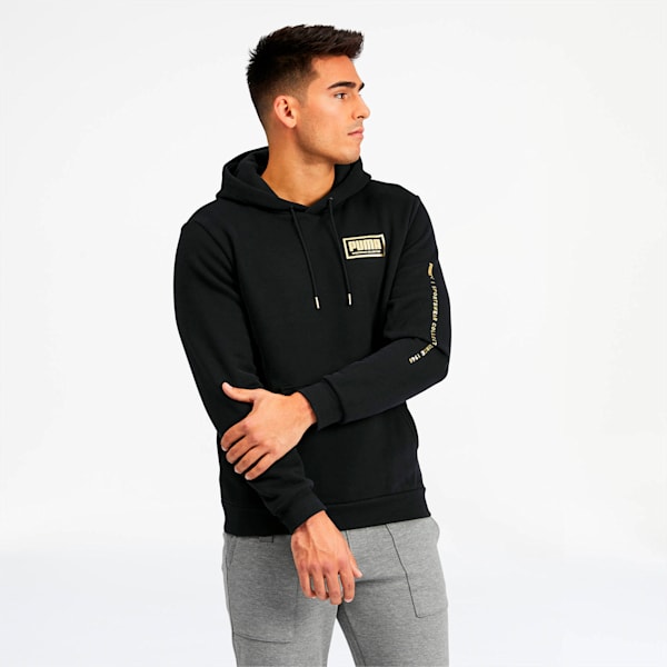 Holiday Pack Men's Hoodie, Cotton Black, extralarge