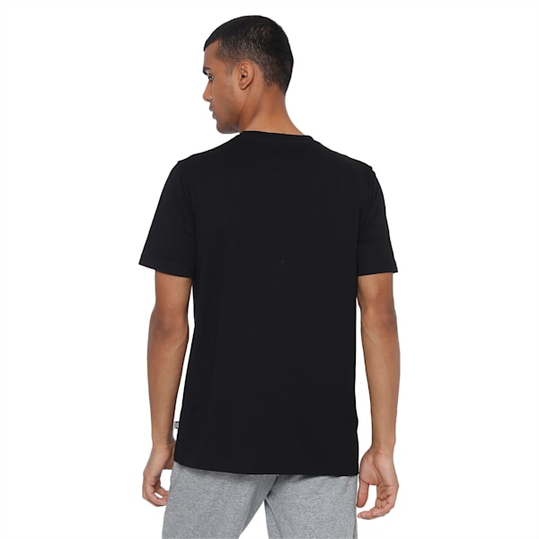 Cat Brand Logo T-Shirt, Puma Black, extralarge-IND
