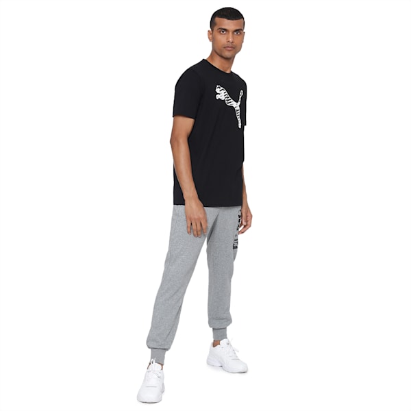 Cat Brand Logo T-Shirt, Puma Black, extralarge-IND