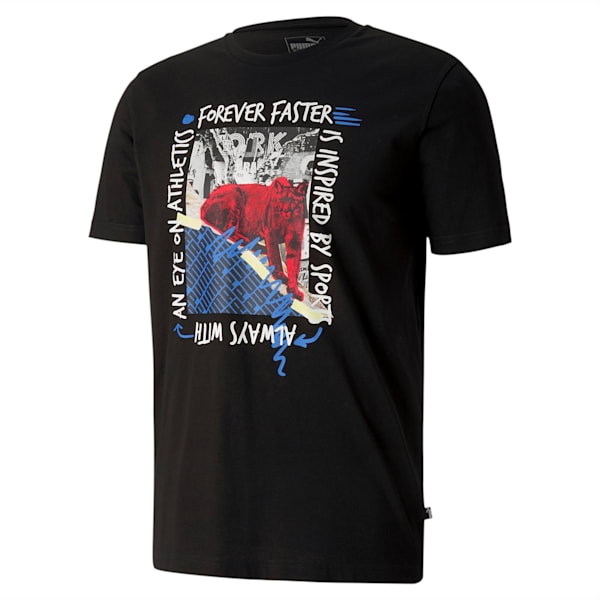 Photo Men's T-Shirt, Puma Black, extralarge-IND