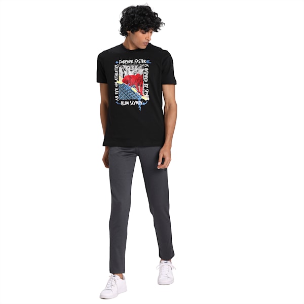 Photo Men's T-Shirt, Puma Black, extralarge-IND