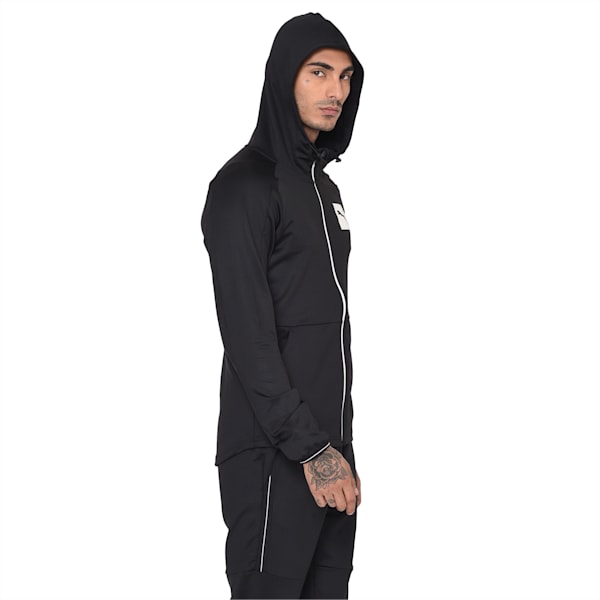 Tec Sports Full Zip Men’s Hoodie, Puma Black