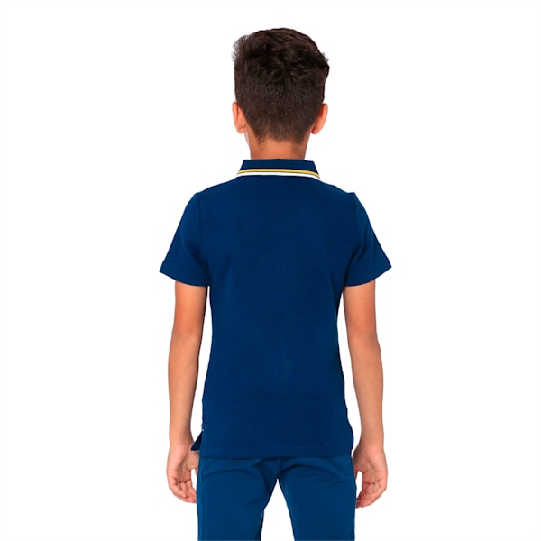 PUMA x one8 Kid's Polo, Gibraltar Sea, extralarge-IND