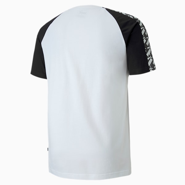 Amplified Men's Raglan Tee, Puma White, extralarge