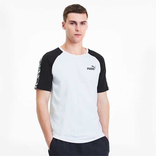 Amplified Men's Raglan Tee, Puma White, extralarge