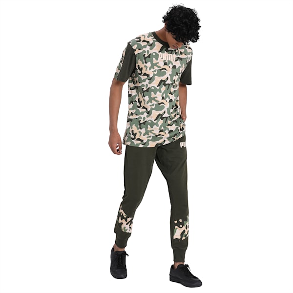 REBEL Camo T-Shirt, Forest Night, extralarge-IND