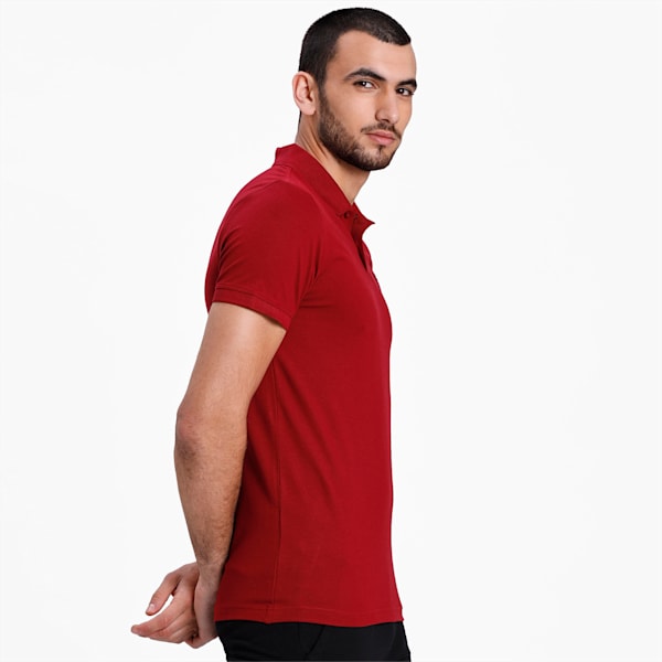 Essentials Short Sleeve Men's Polo Shirt, Cotton Black, extralarge-IND
