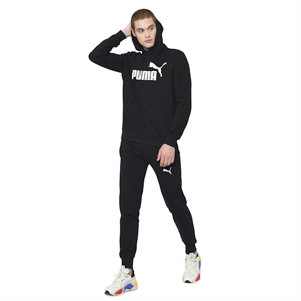 Men's Big Logo Hoodie, Puma Black, extralarge-IND