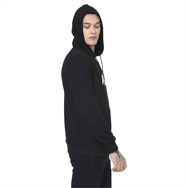 Men's Big Logo Hoodie, Puma Black, extralarge-IND