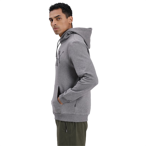 Men's Big Logo Hoodie, Medium Gray Heather, extralarge-IND