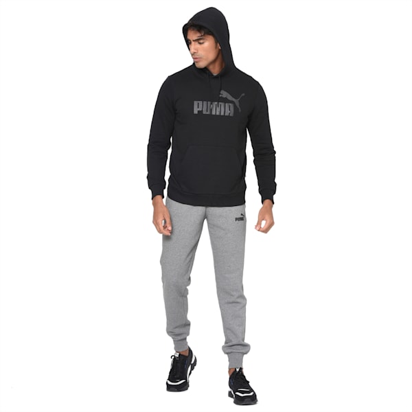 Essentials Men's Hoodie, Cotton Black, extralarge-IND
