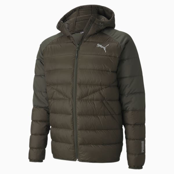 Flex Men's Padded Jacket, Forest Night, extralarge-IND