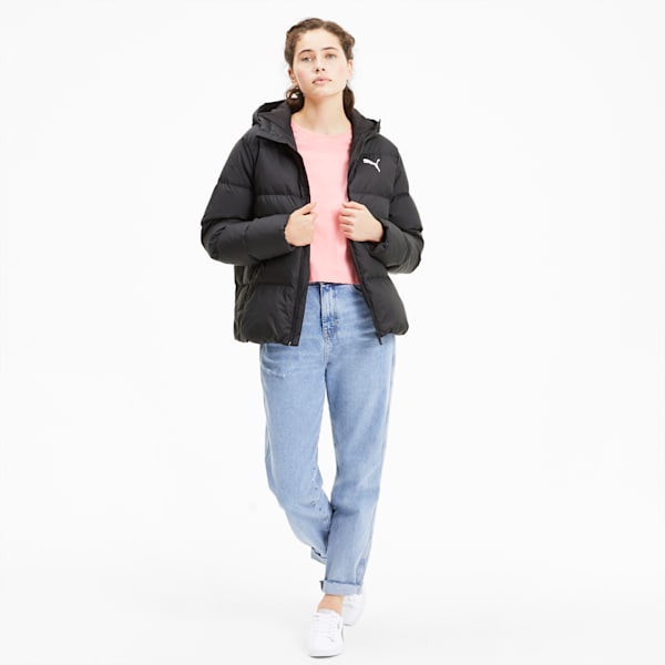 Essentials+ Women's Down Jacket, Puma Black, extralarge