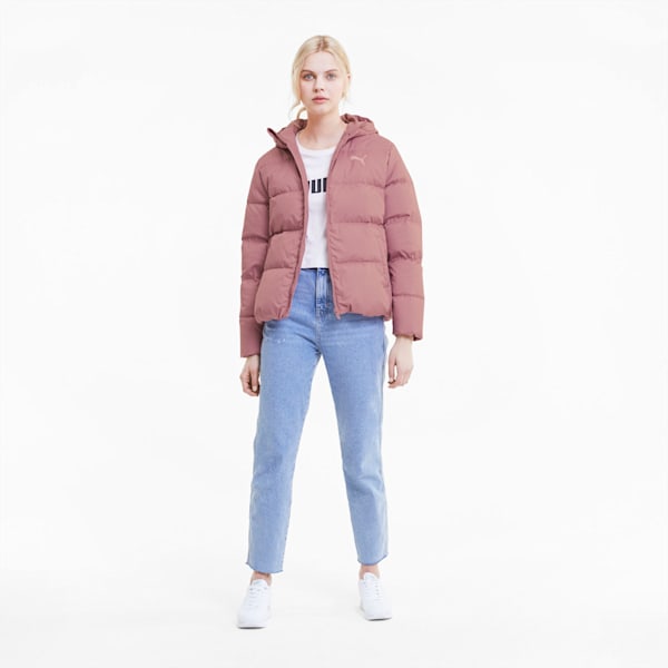 Essentials+ Women's Down Jacket, Foxglove, extralarge