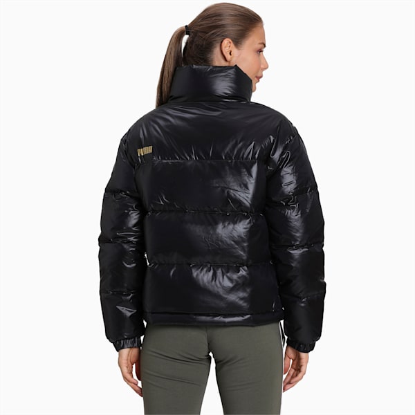 Shine Relaxed Fit Women's Down Jacket, Puma Black, extralarge-IND