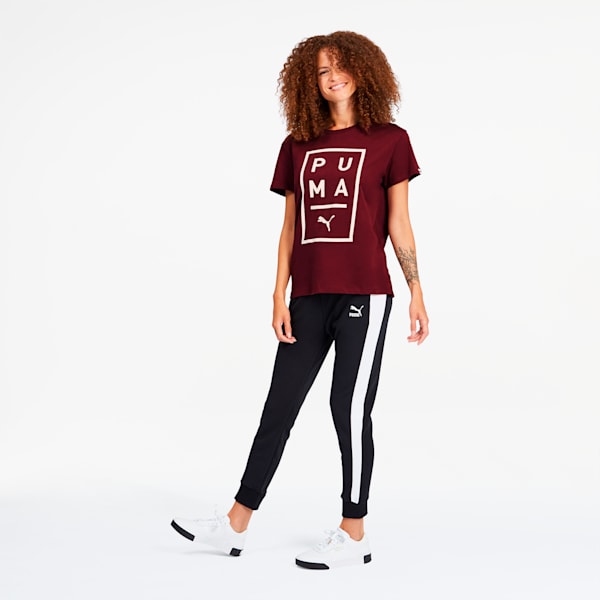 Above the Bar Women's Tee, Burgundy, extralarge