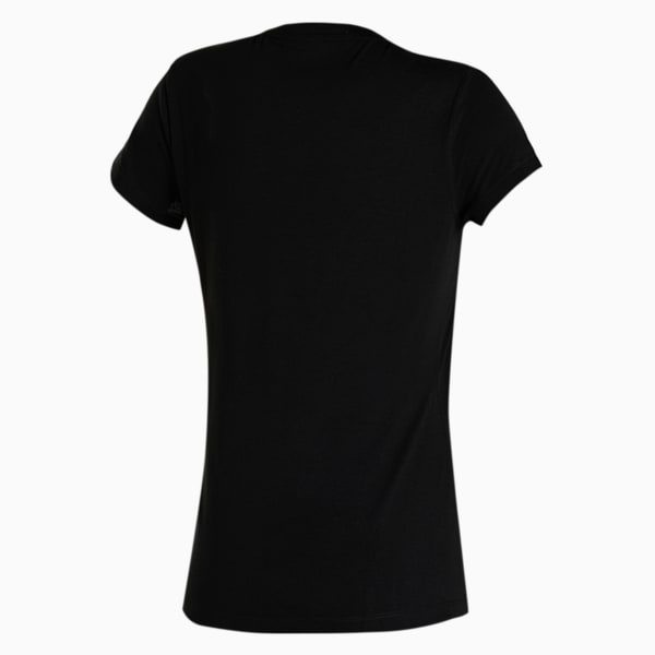 PUMA Stacked Logo Women's T-Shirt, Puma Black-Puma White, extralarge-IND