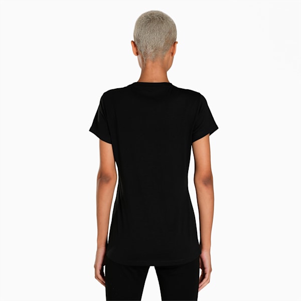 PUMA Stacked Logo Women's T-Shirt, Puma Black-Puma White, extralarge-IND