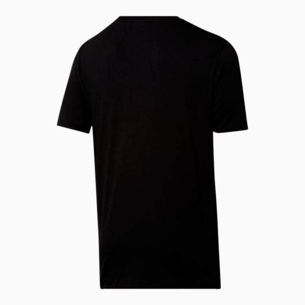 New Badge Men's Tee, Puma Black, extralarge