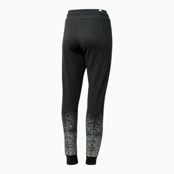 Glitz Women's Sweatpants, Dark Gray Heather-Silver, extralarge