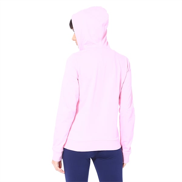 Womens Graphic Fz Hoody I, Pale Pink, extralarge-IND