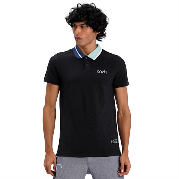 PUMA x one8 Men’s Polo, Puma Black, extralarge-IND