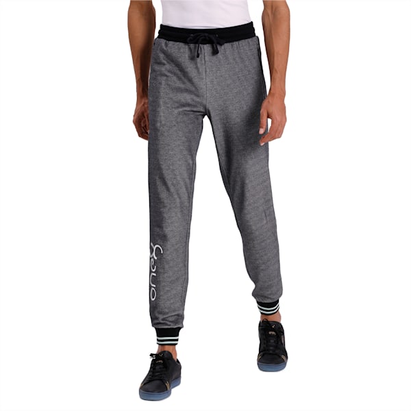 Knitted Men's Sweatpants, Puma Black, extralarge-IND