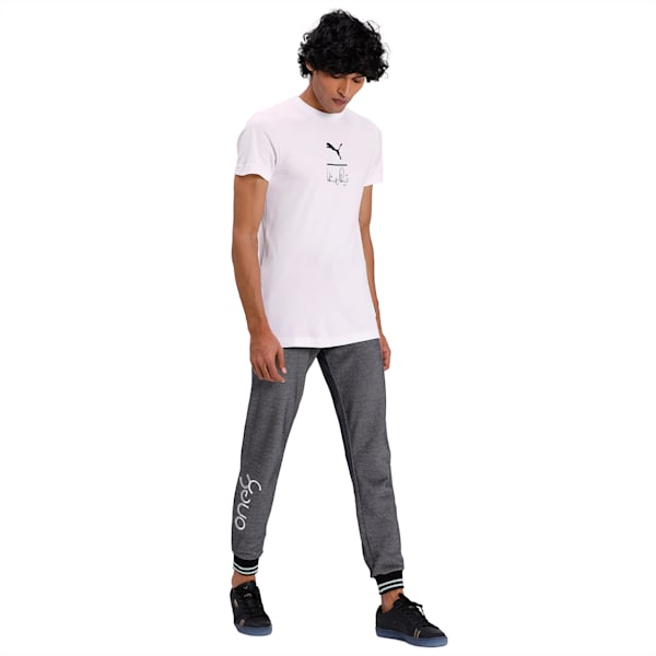 Knitted Men's Sweatpants, Puma Black, extralarge-IND