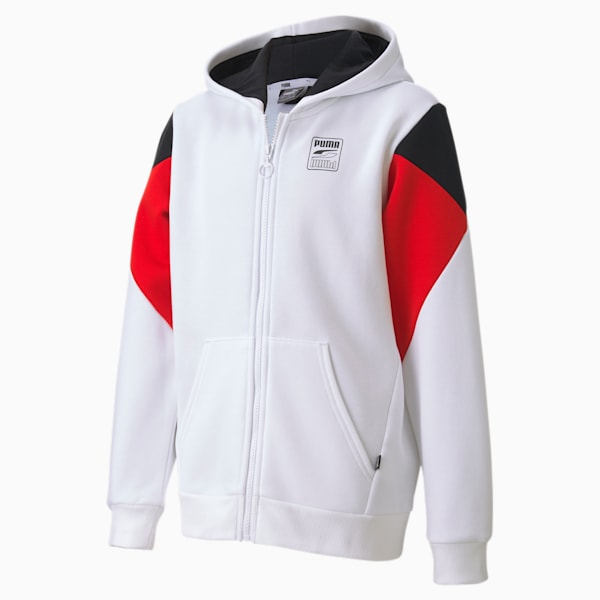 Puma rebel block hoodie sales