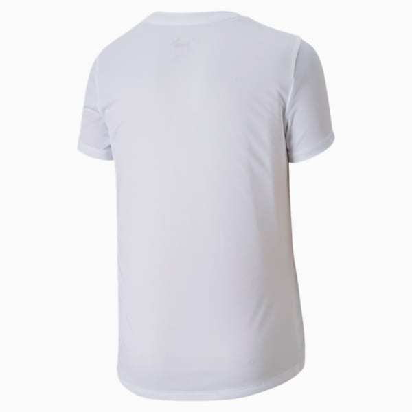 Runtrain dryCELL Girl's T-Shirt, Puma White, extralarge-IND