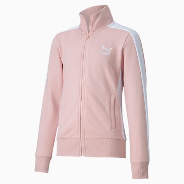 Classics T7 Girls' Track Jacket, Peachskin, extralarge