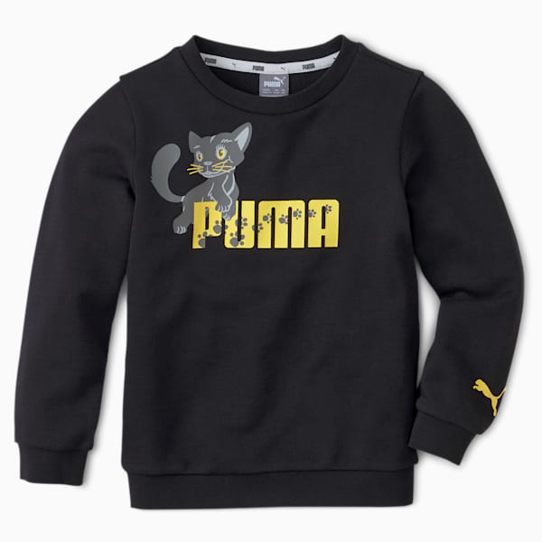 Animals Kids' Crewneck Sweatshirt, Puma Black, extralarge