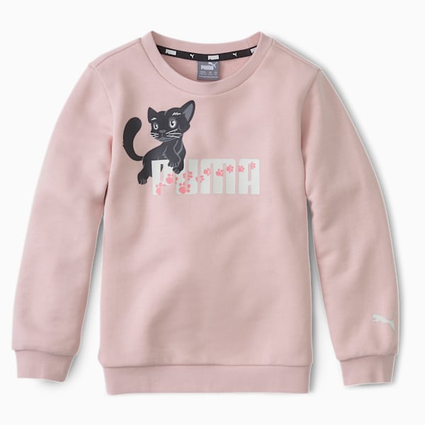 Animals Kids' Crewneck Sweatshirt, Peachskin, extralarge