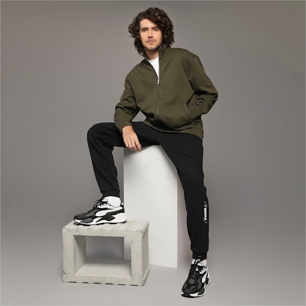 NU-TILITY Men's Track Jacket, Forest Night, extralarge-IND
