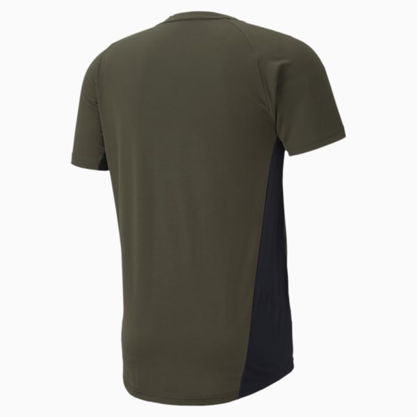 Evostripe Slim Fit Men's T-Shirt, Forest Night
