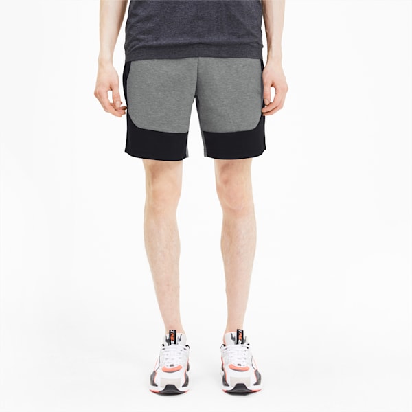 Evostripe Men's Shorts, Medium Gray Heather, extralarge