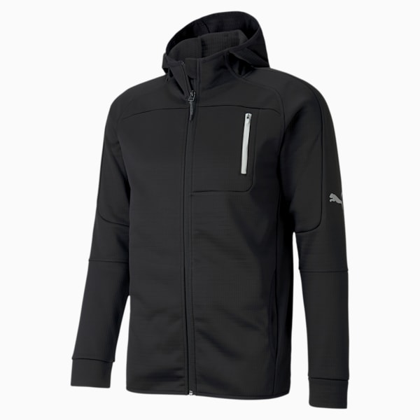 Evostripe Warm Men's Full Zip Hoodie, Puma Black, extralarge