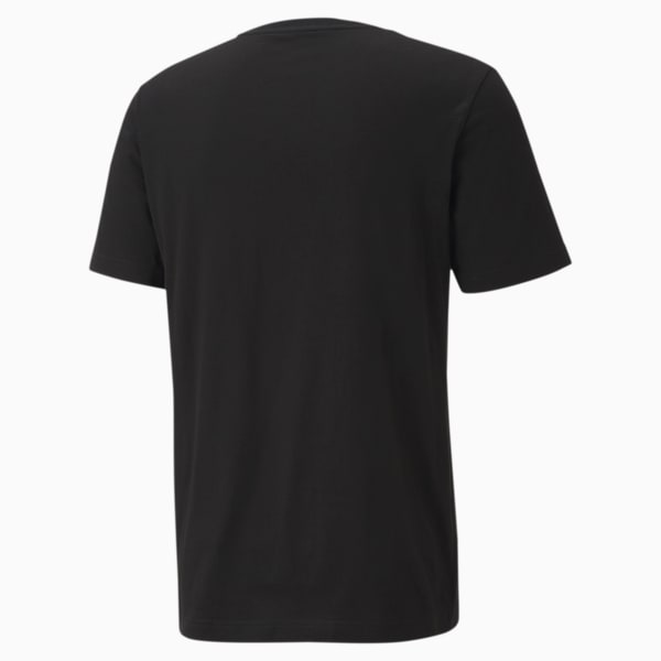 Modern Sports Logo Slim Fit Men's T-Shirt, Puma Black, extralarge-IND