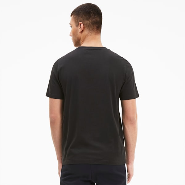 Modern Sports Logo Slim Fit Men's T-Shirt, Puma Black, extralarge-IND