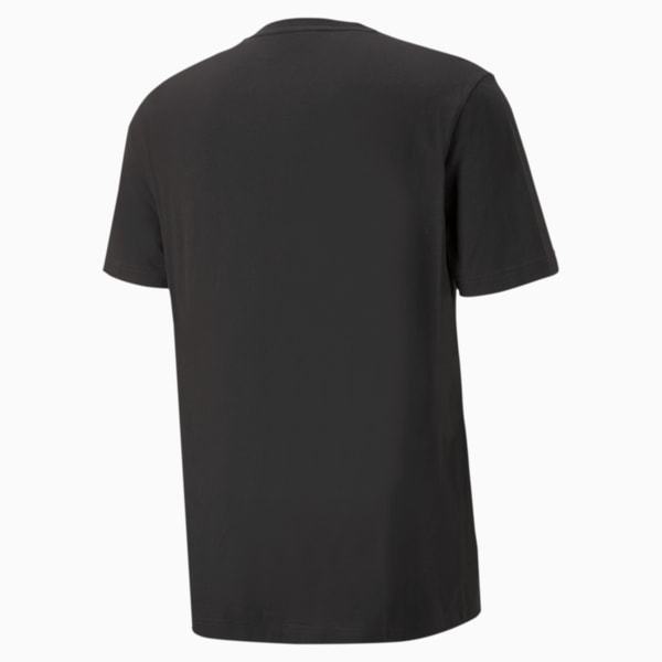 Modern Sports Logo Slim Fit Men's T-Shirt, Puma Black, extralarge-IND