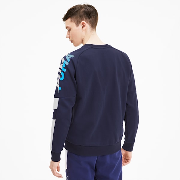 Modern Sports dryCELL Men's Long Sleeves Sweat Shirt, Peacoat, extralarge-IND